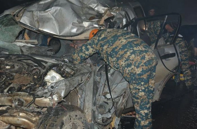 Rus sülhməramlıları Qarabağda qəzaya düşdü — ölənlər var (FOTO)