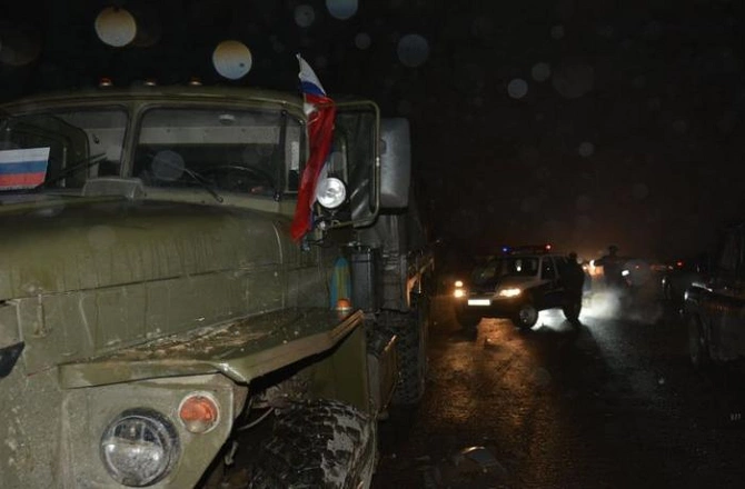 Rus sülhməramlıları Qarabağda qəzaya düşdü — ölənlər var (FOTO)