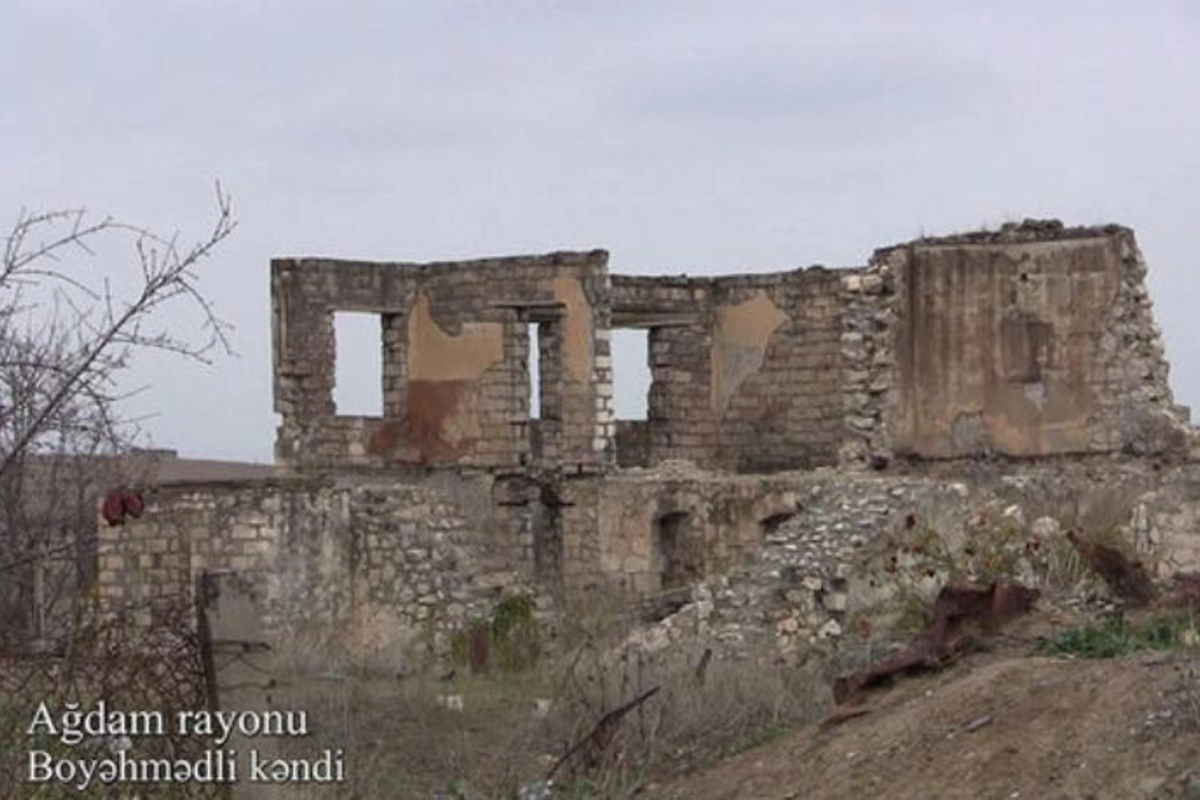 Ağdamın işğaldan azad olunan Boyəhmədli kəndinin görüntüləri — VİDEO