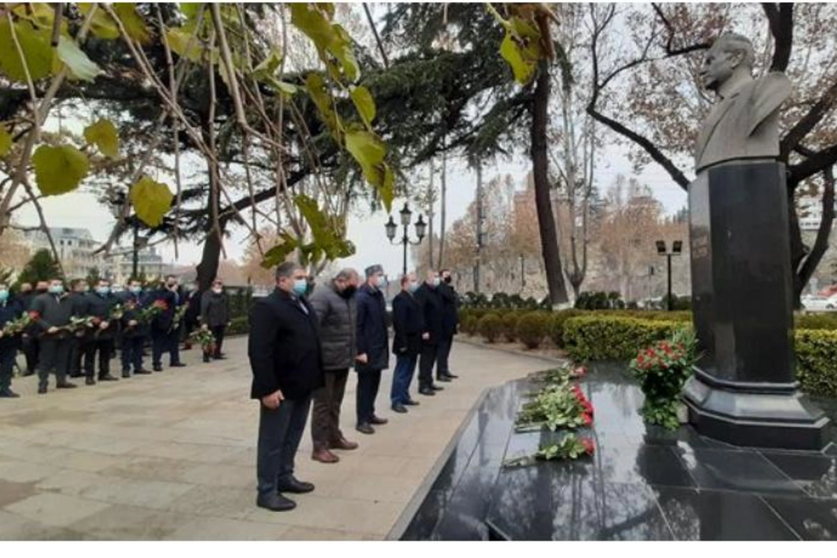 Gürcüstanda ümummilli lider Heydər Əliyevin xatirəsi anılır — FOTO