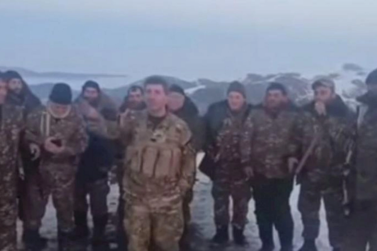 Erməni terrorçuları Şuşa yaxınlığında — VİDEO