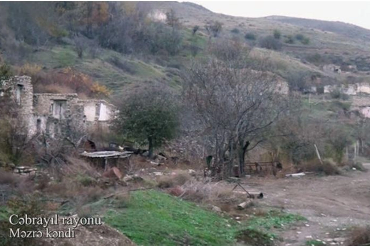 Cəbrayılın Məzrə kəndinin görüntüləri — VİDEO