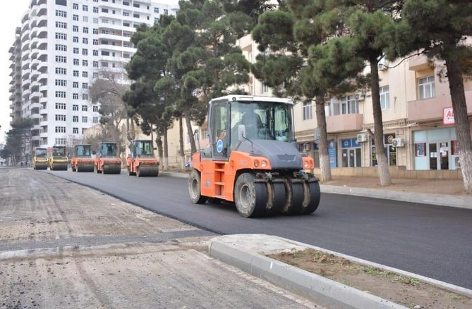 Xırdalanda daha bir küçə əsaslı şəkildə yenidən qurulur — FOTOLAR