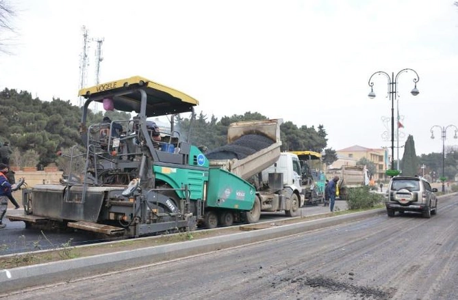 Xırdalanda daha bir küçə əsaslı şəkildə yenidən qurulur — FOTOLAR