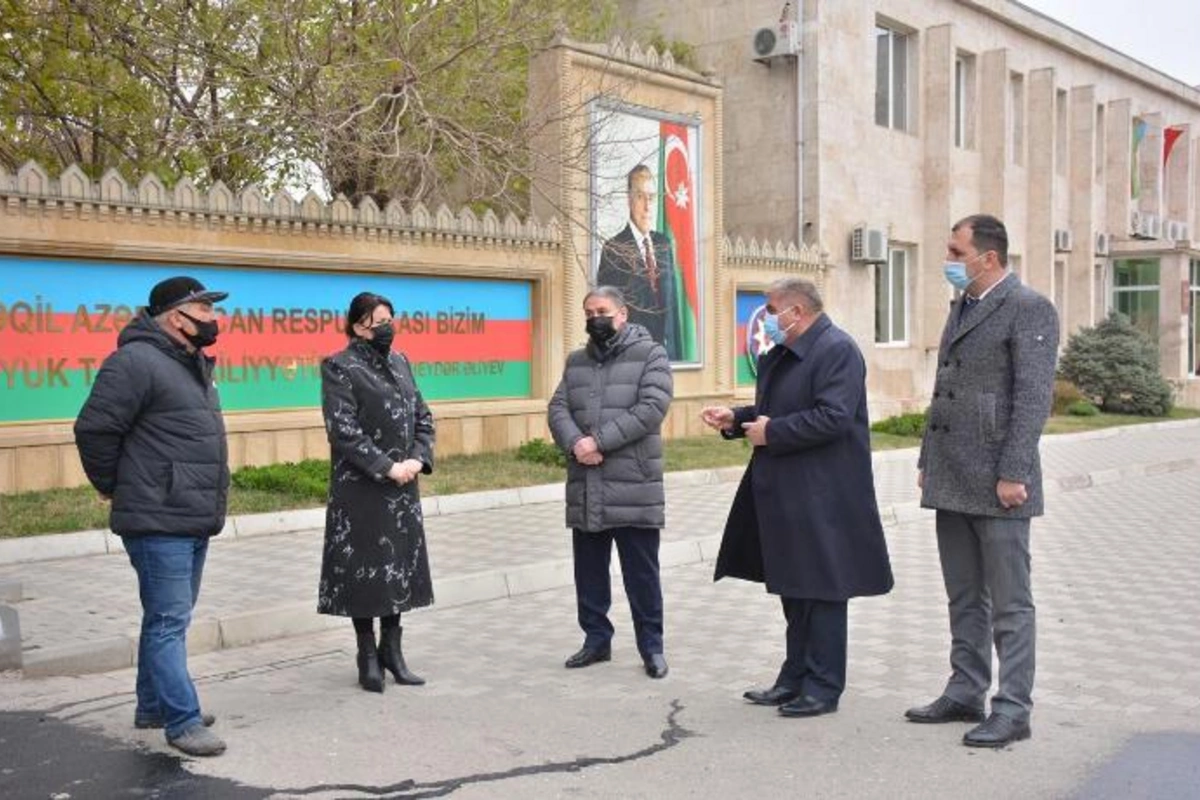 Xırdalanın küçələri asfaltlanır — Başçı əraziyə gəldi