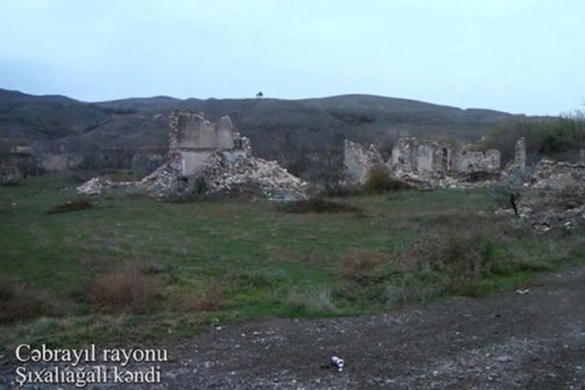Cəbrayılın Şıxalıağalı kəndindən videogörüntülər