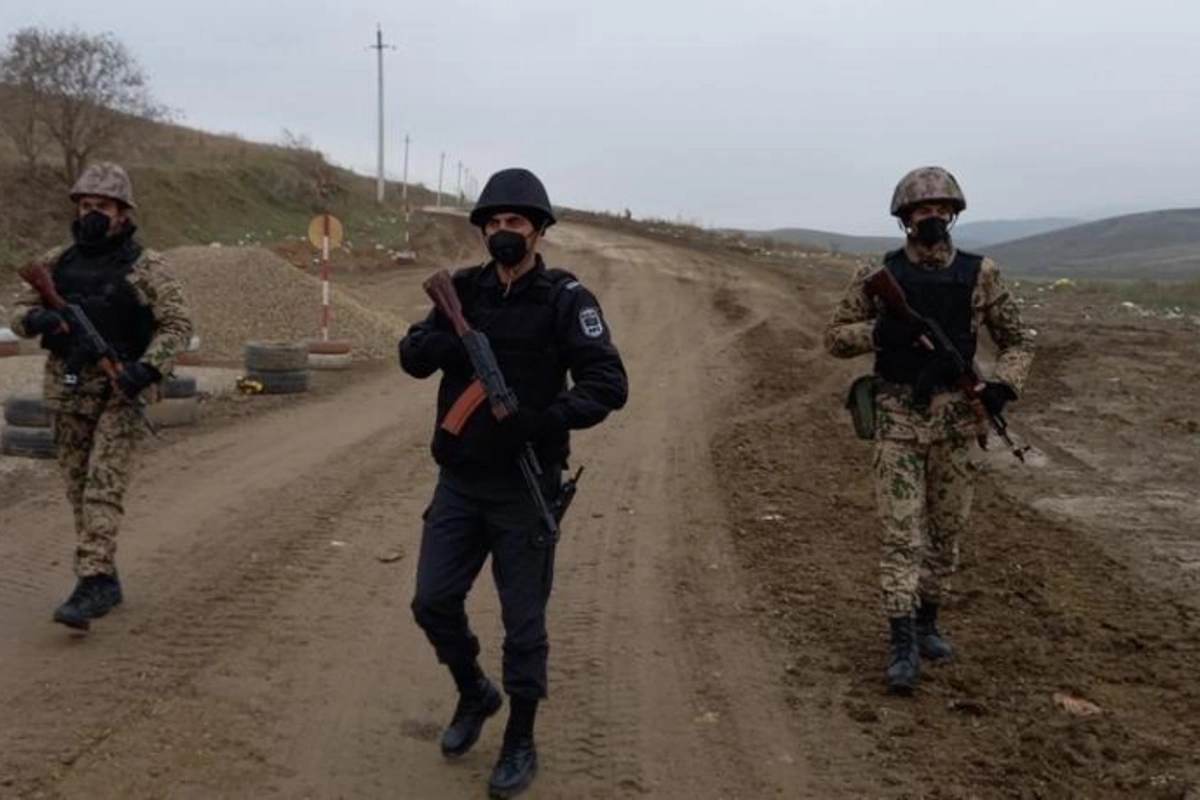 Azərbaycan polisi Xocavənd rayonunda xidmətini davam etdirir — FOTOLAR