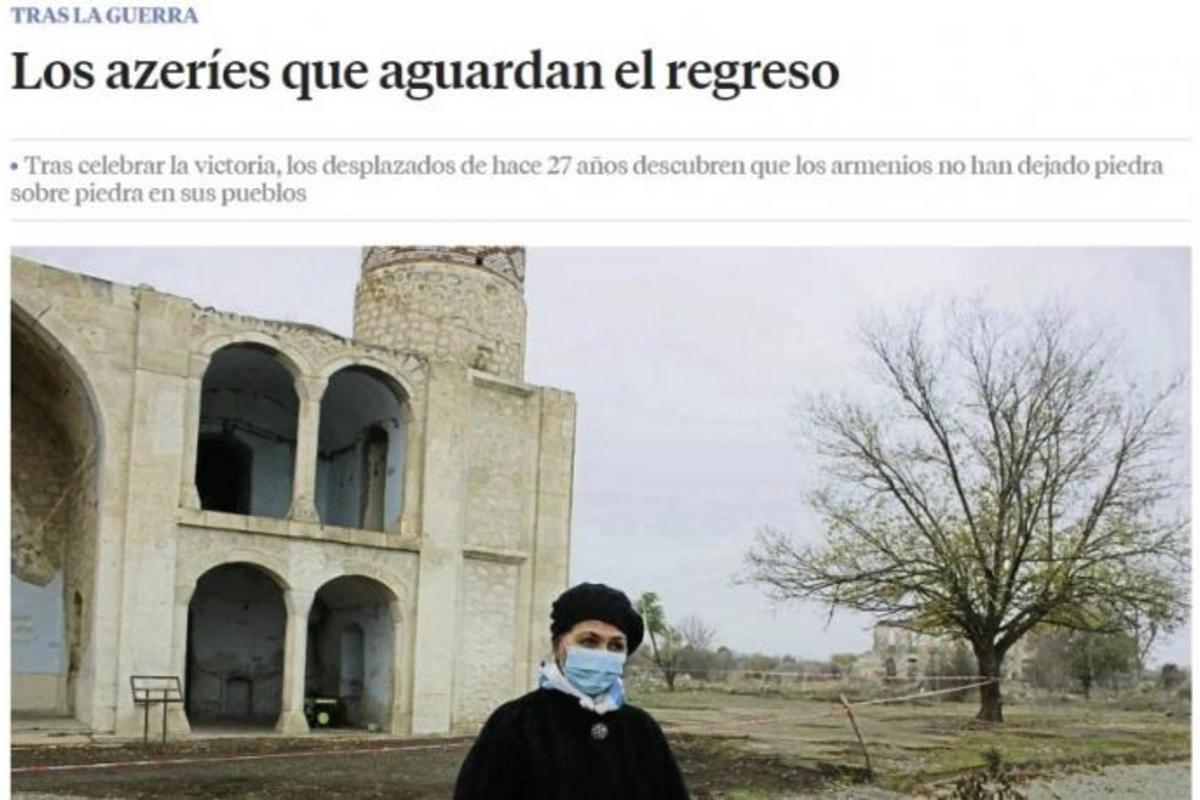 İspaniyanın “La Vanguardia” qəzeti ermənilərin Azərbaycan ərazilərində törətdikləri vandalizm aktlarından yazır