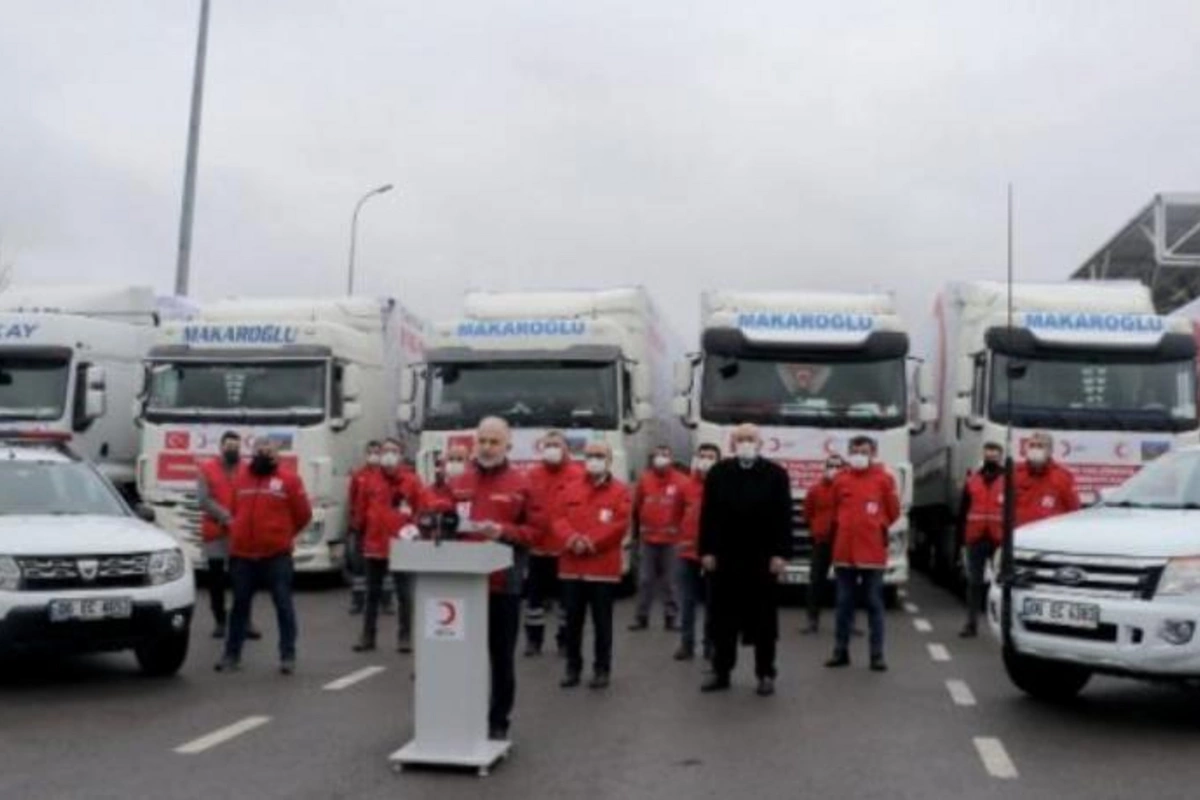 Türkiyədən Azərbaycana yardım karvanı yola çıxdı