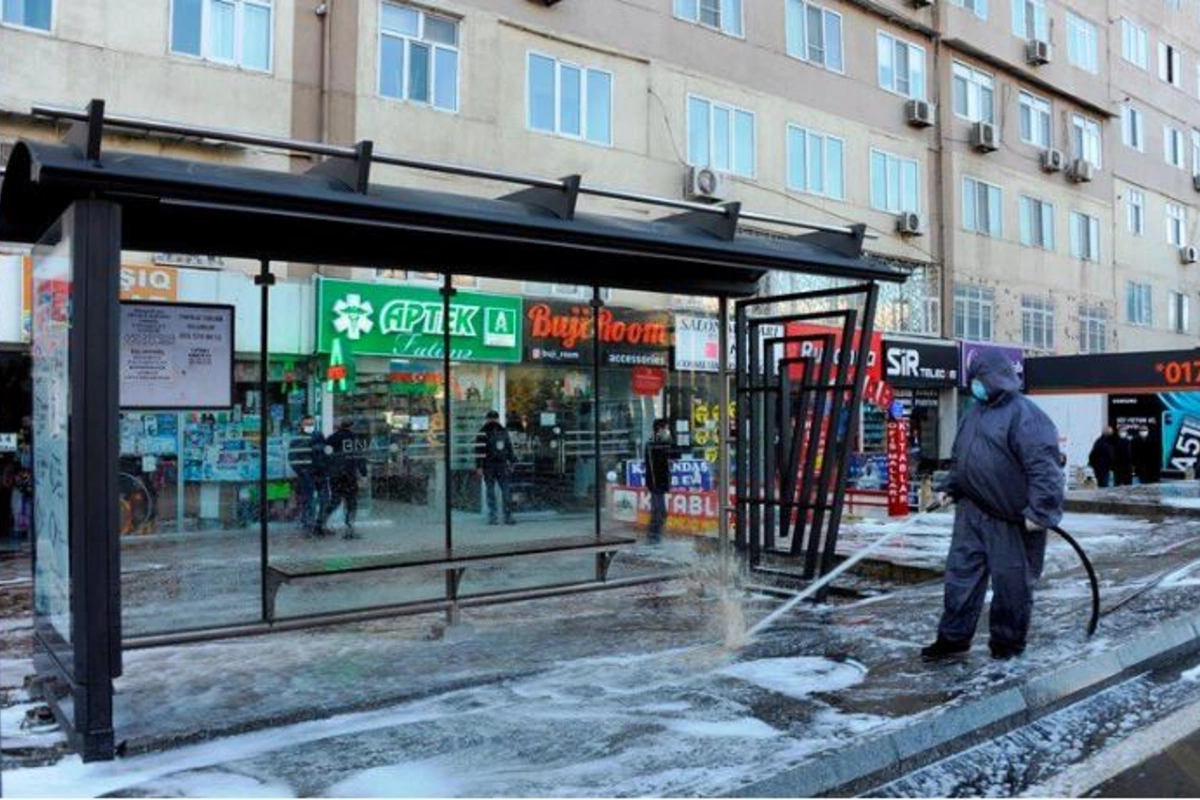 Paytaxtın küçələri yenidən dezinfeksiya edildi — FOTOLAR