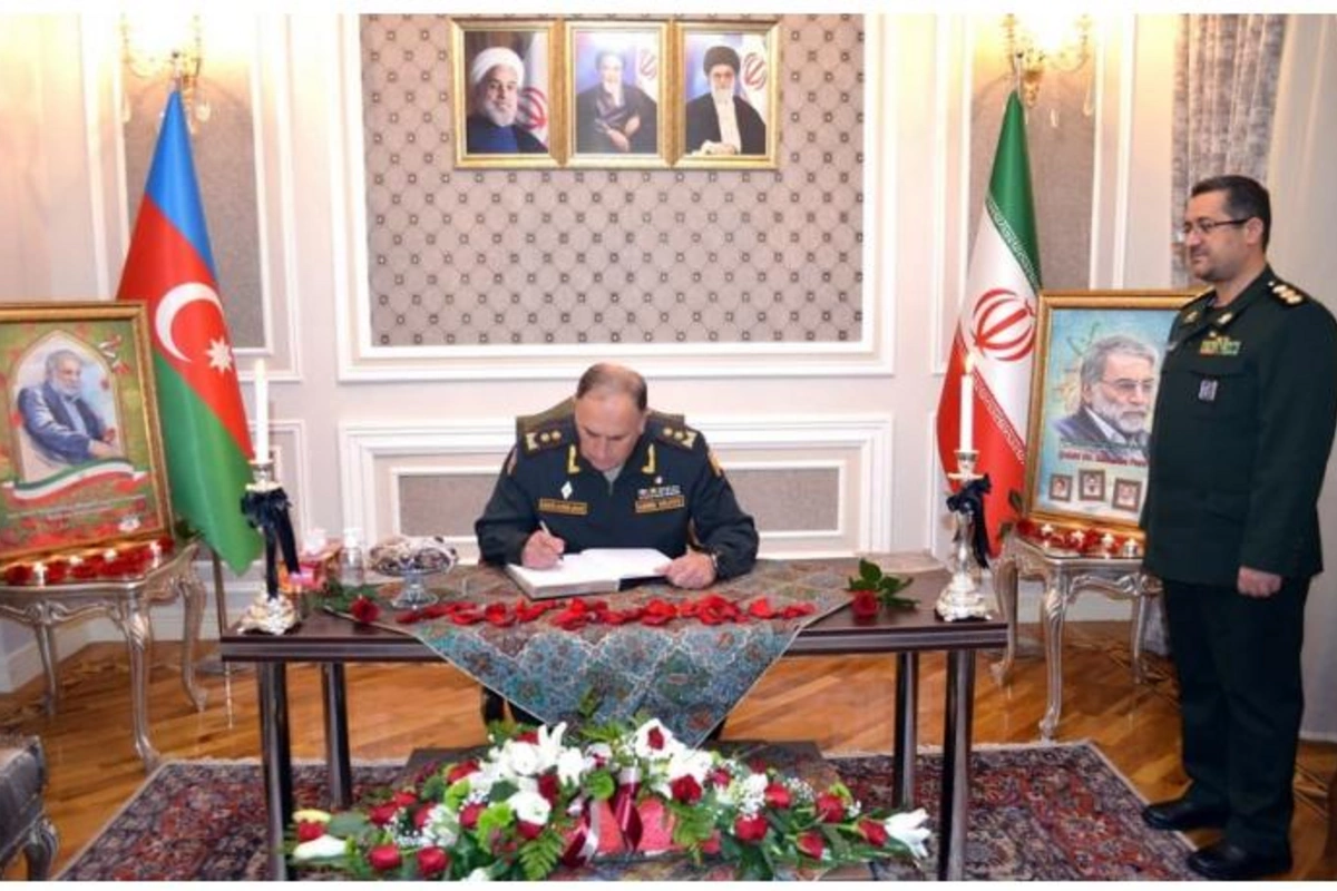 Müdafiə Nazirliyi İran tərəfinə başsağlığı verdi — FOTO