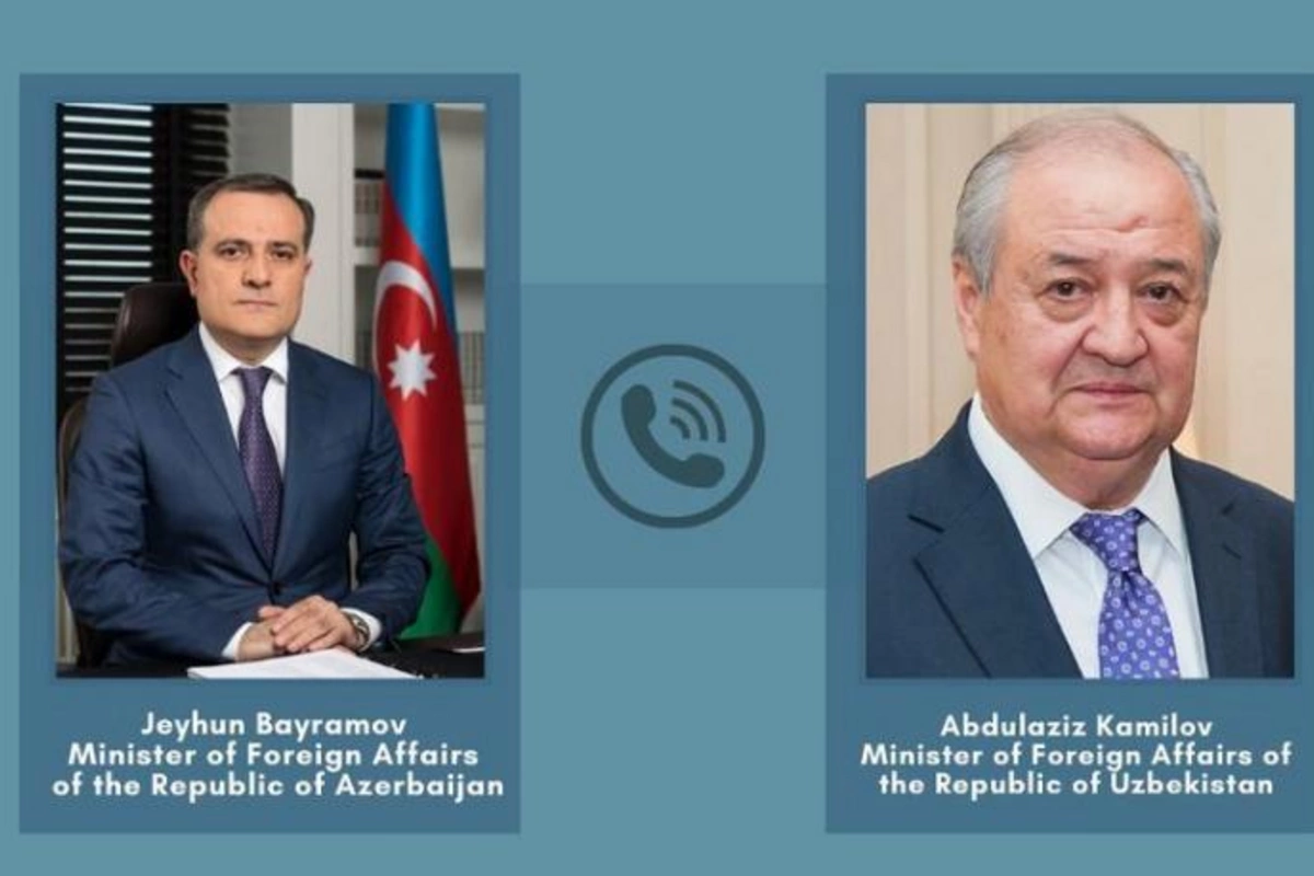 Ceyhun Bayramovun özbəkistanlı həmkarı ilə telefon danışığı oldu