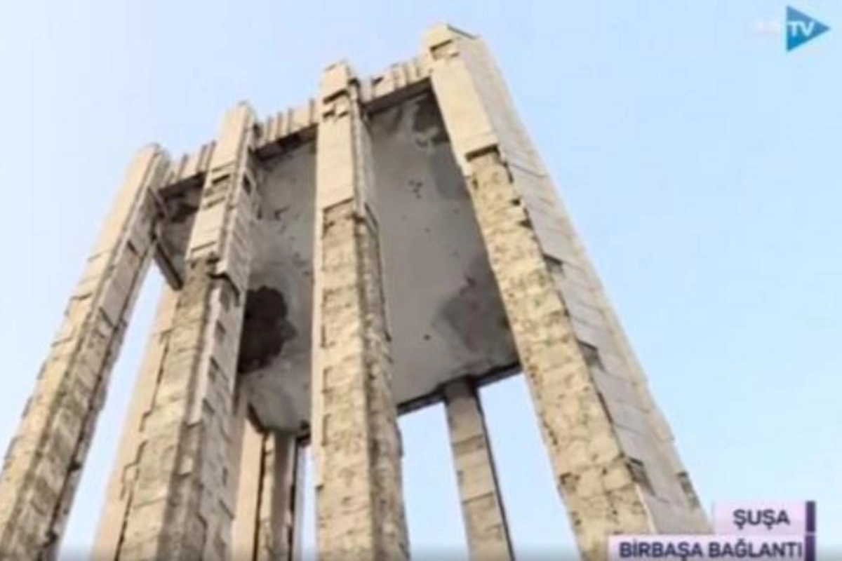 Şuşadakı Vaqifin məqbərəsindən birbaşa bağlantı — VİDEO