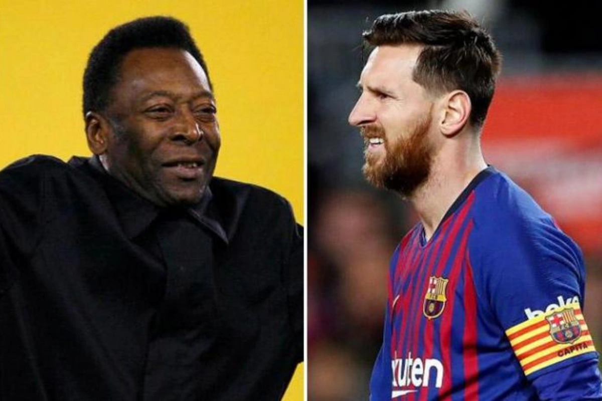 Pele onun rekordunu təkrarlayan Messini təbrik etdi