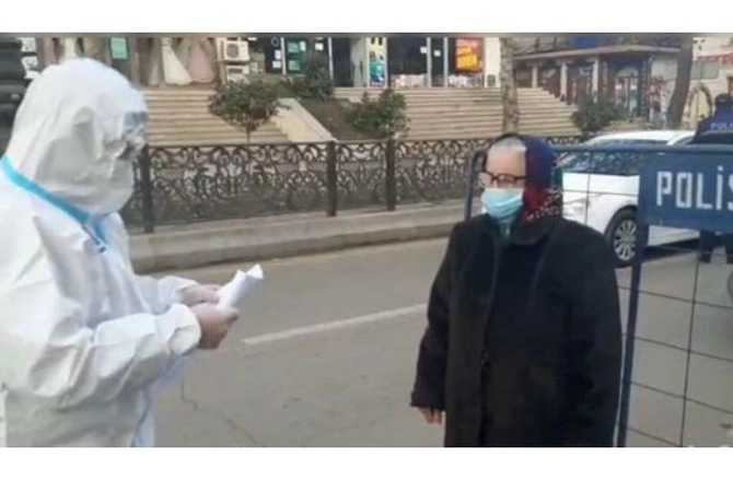 Koronavirusa yoluxanlar karantin postunda saxlanıldı — FOTO Koronavirusa yoluxanlar karantin postunda saxlanıldı — FOTO
