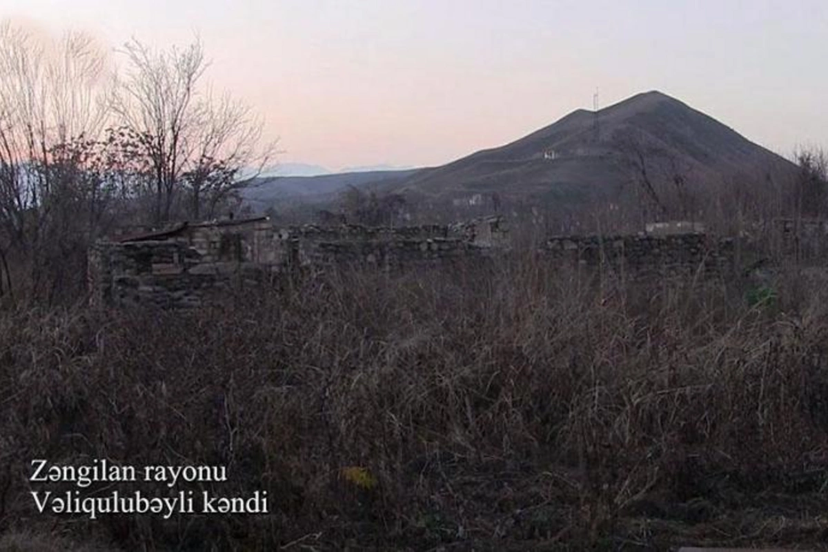 Zəngilanın Vəliqulubəyli kəndindən görüntülər — VİDEO