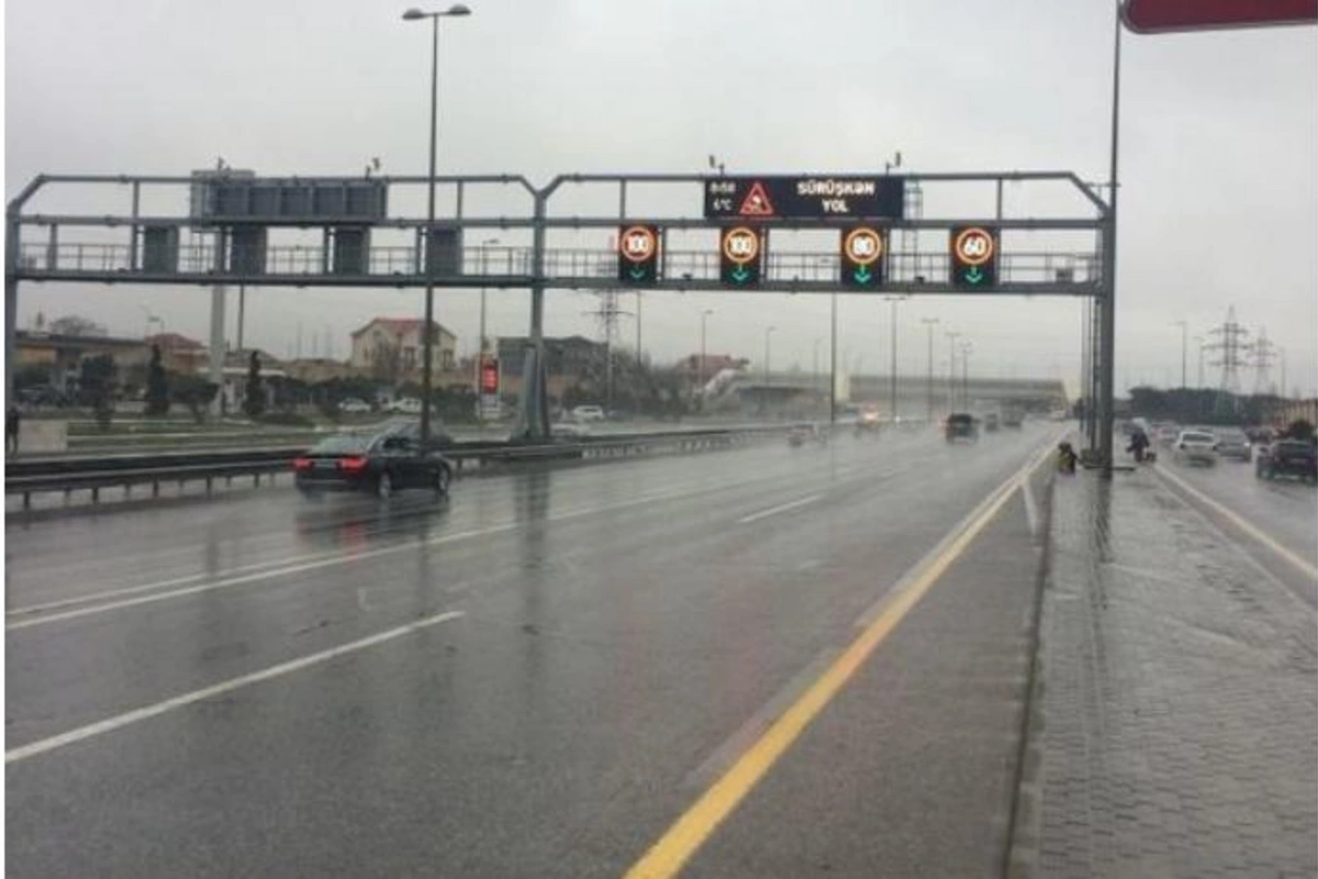 Aeroport yolunda sürət həddi endirildi