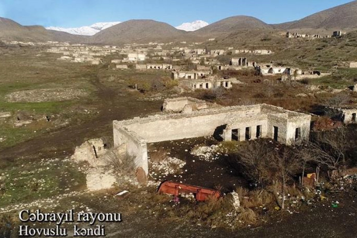 Cəbrayılın Hovuslu kəndindən yeni görüntülər — VİDEO