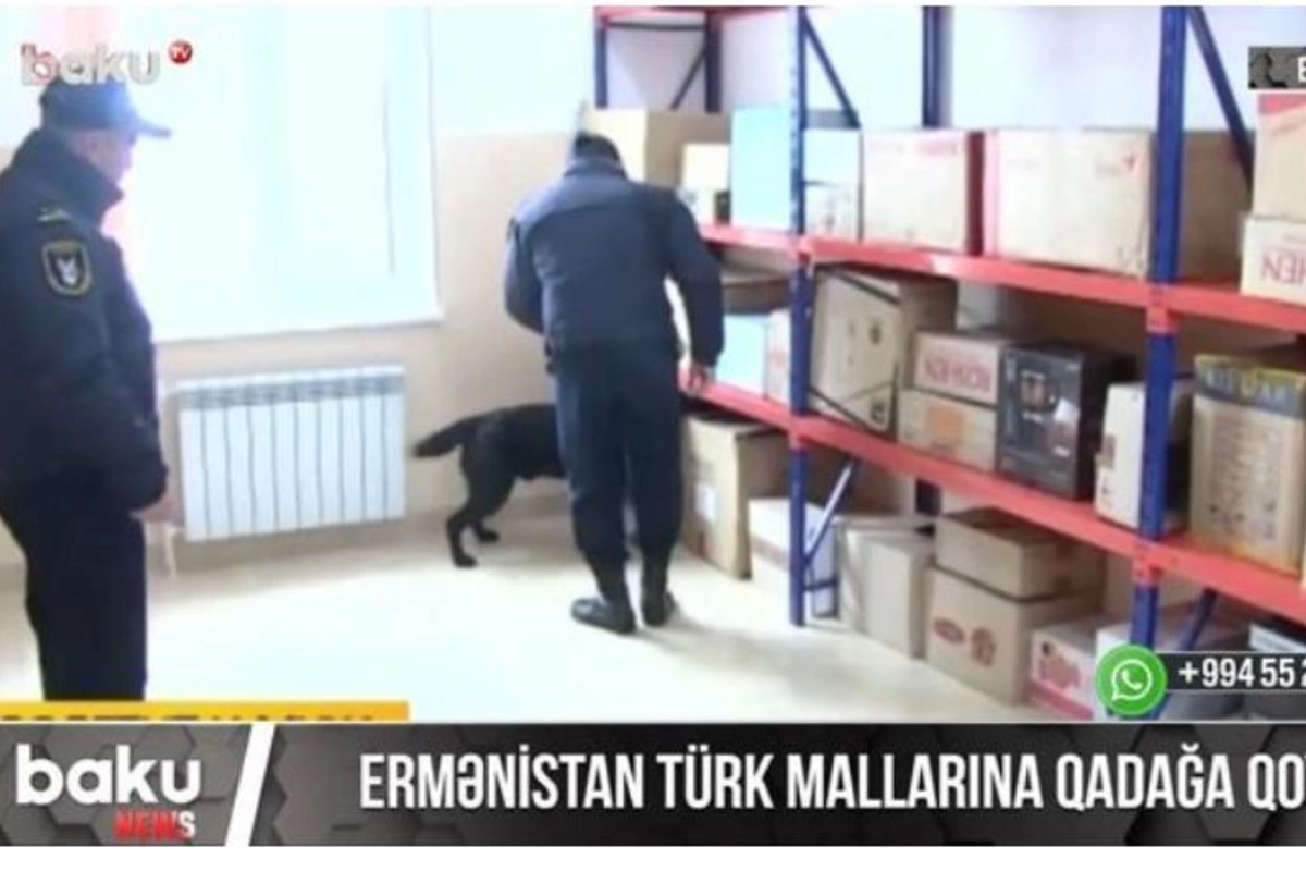 Ermənistan Türkiyə mallarına qadağa qoydu — VİDEO