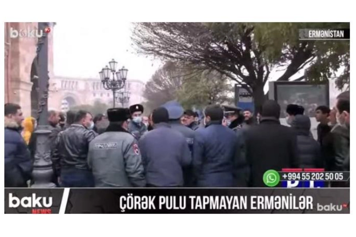 İrəvanda insanlar çörək ala bilmirlər — VİDEO