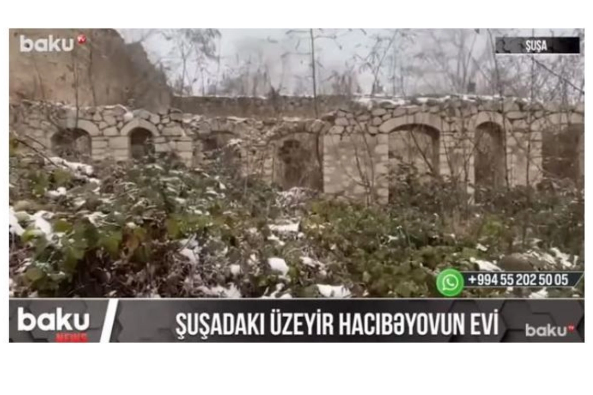 Üzeyir Hacıbəylinin Şuşadakı evi — VİDEO