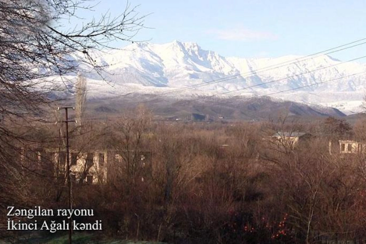 Zəngilanın İkinci Ağalı kəndinin görüntüləri — VİDEO