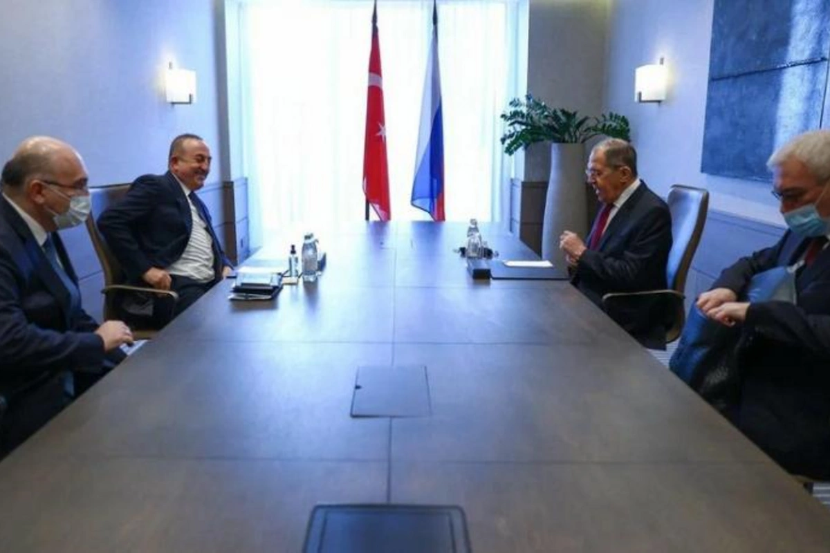 Rusiya ilə Türkiyə xarici işlər nazirlərinin görüşü başladı — FOTOLAR