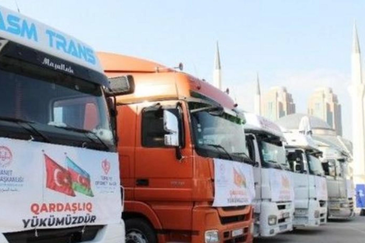 Türkiyədən Azərbaycana TIR-larla yardım göndərildi — VİDEO
