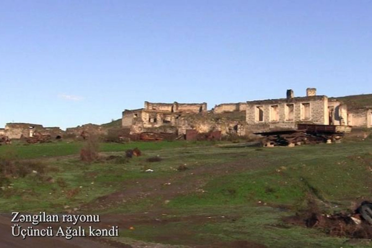 Zəngilanın Üçüncü Ağalı kəndinin görüntüləri — VİDEO