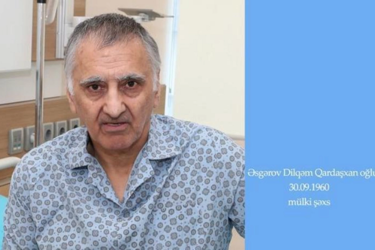 Dilqəm Əsgərov evə buraxıldı — FOTO
