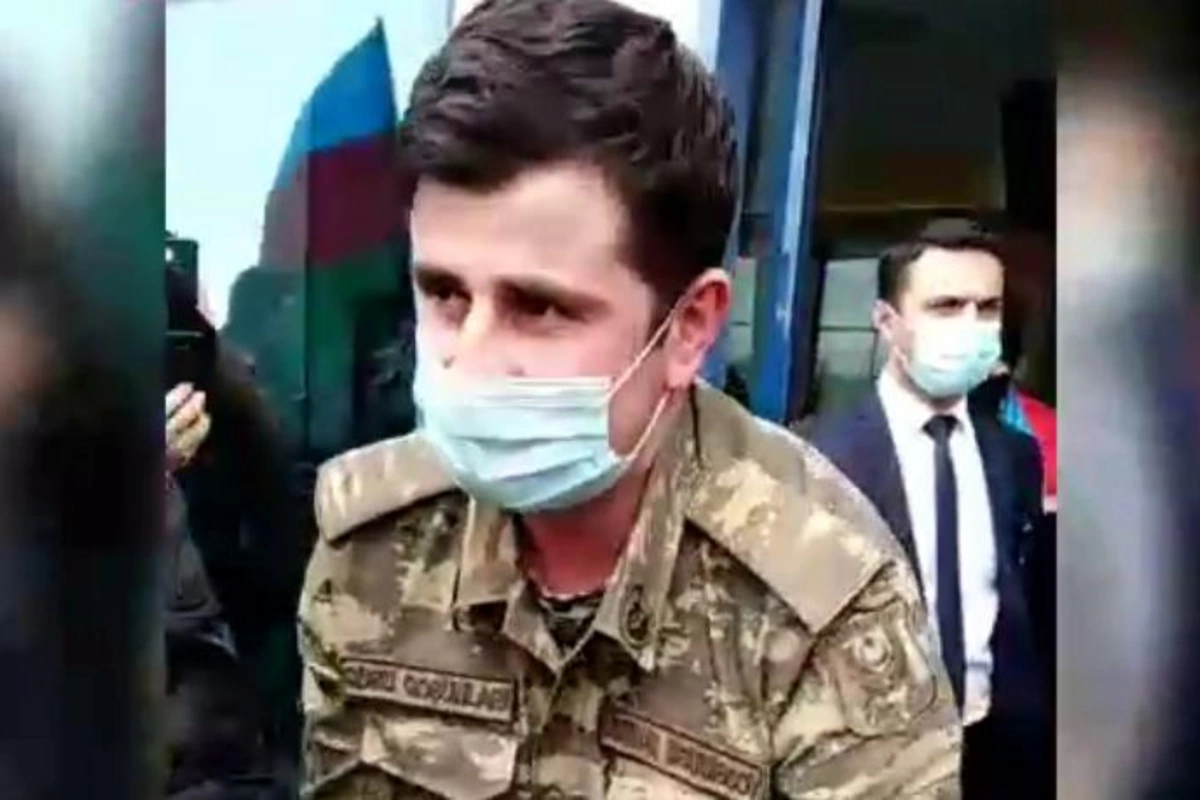 Culfadan olan qazi Ümman Məmmədovun hava limanında qarşılanma anı — VİDEO