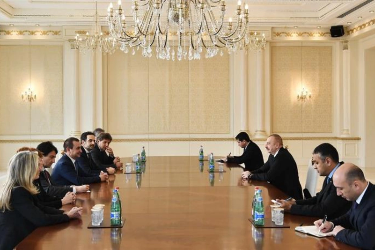 Prezident İtaliya Deputatlar Palatasının sədr müavinini qəbul etdi — YENİLƏNİB