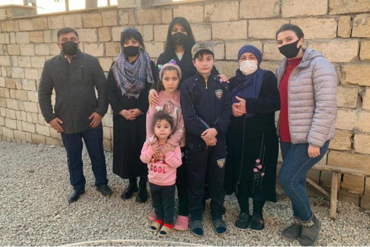 Günay Ağamalı şəhid Arəstə Baxışovanın ailəsini ziyarət etdi — FOTO