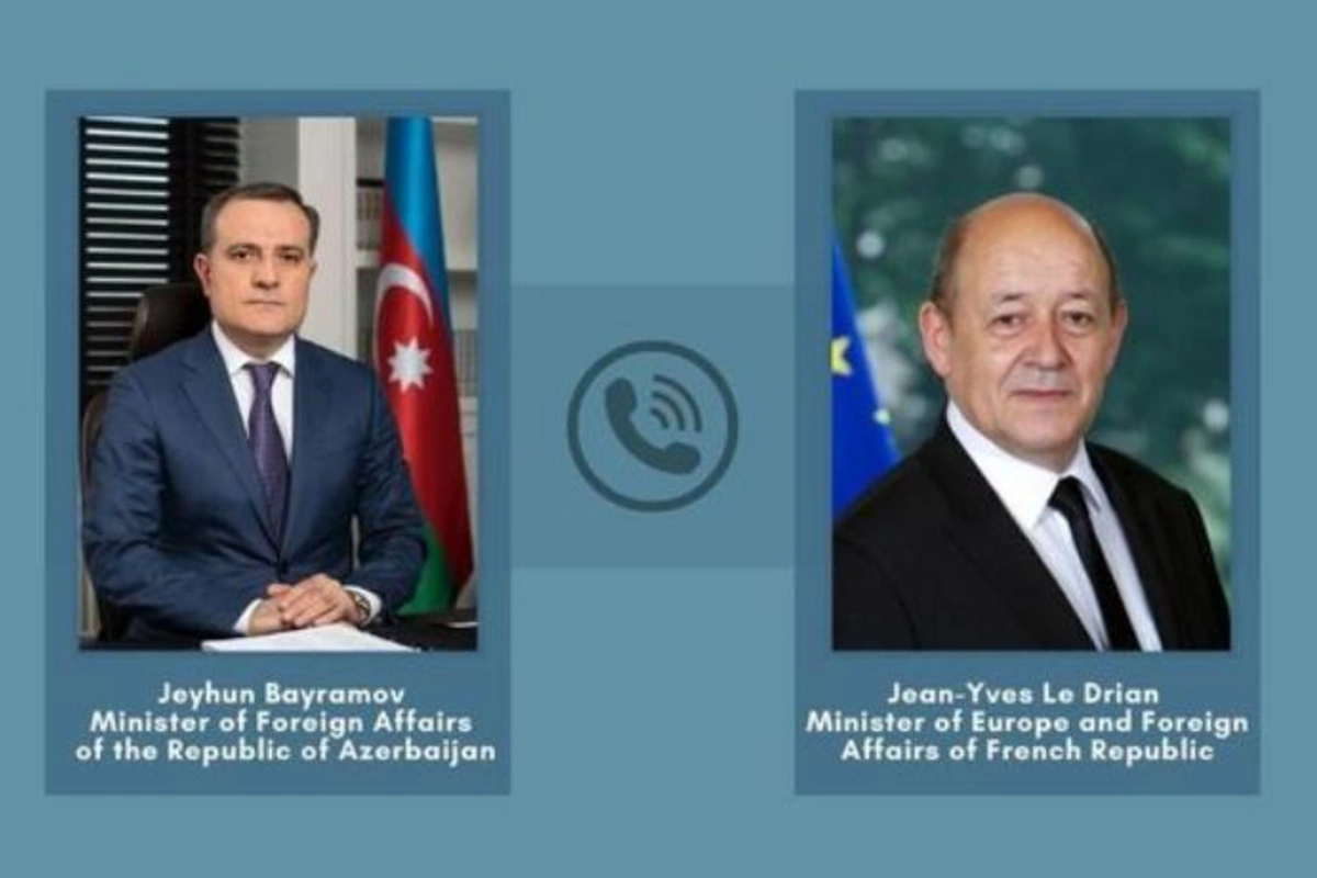 Azərbaycan və Fransa XİN başçıları Qarabağ bəyanatını müzakirə etdilər
