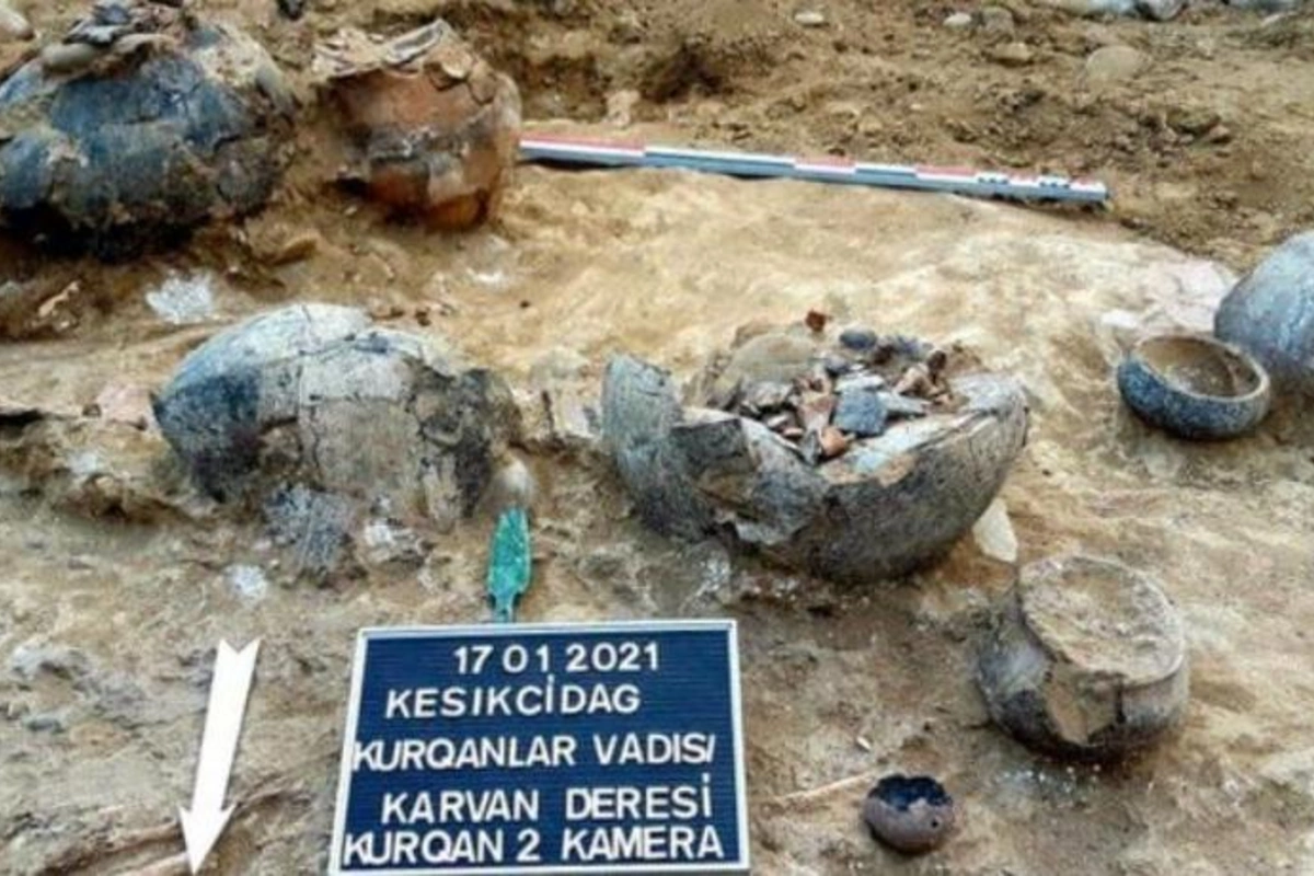“Keşikçidağ”da tarixi abidələr aşkarlandı — FOTOLAR
