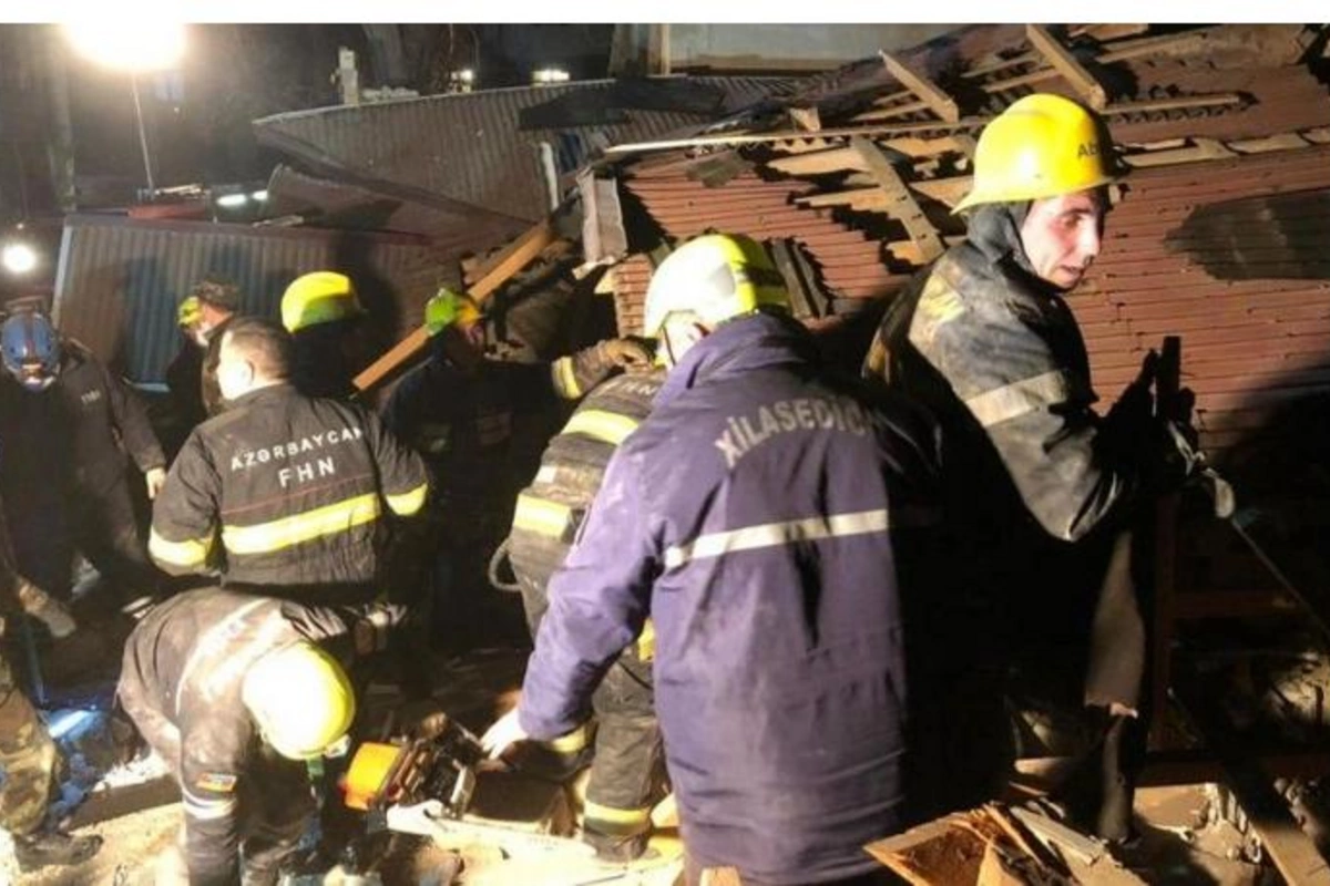 Xırdalanda partlayış baş verən evin dağıntıları altında qalan azyaşlının meyiti tapıldı