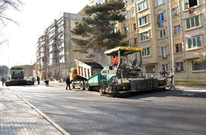 Xırdalanda daha bir küçə əsaslı şəkildə yenidən qurulur — FOTOLAR Xırdalanda daha bir küçə əsaslı şəkildə yenidən qurulur — FOTOLAR