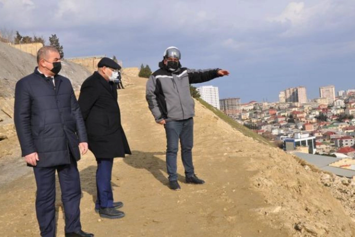 Kəmaləddin Heydərovun müavini sürüşmə baş verən əraziyə gəldi — VİDEO