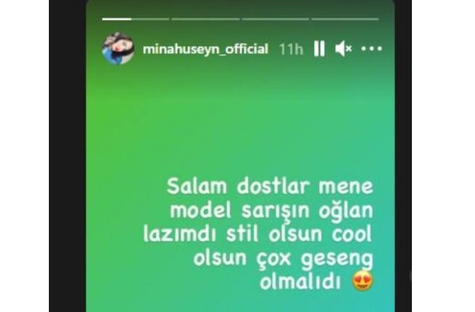 Mina: “Mənə sarışın oğlan lazımdır” — FOTO