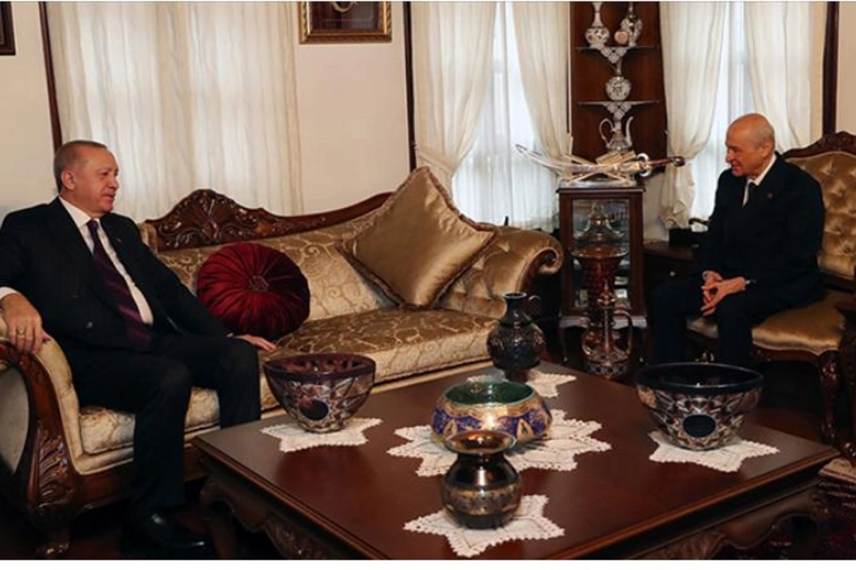 Ərdoğan Baxçalı ilə görüşdü — FOTO