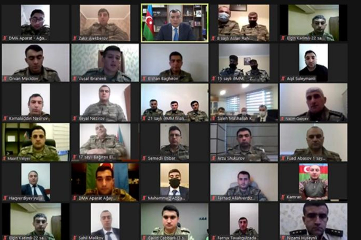 Sahil Babayev Vətən müharibəsində iştirak edən əməkdaşlarla görüşdü — FOTO