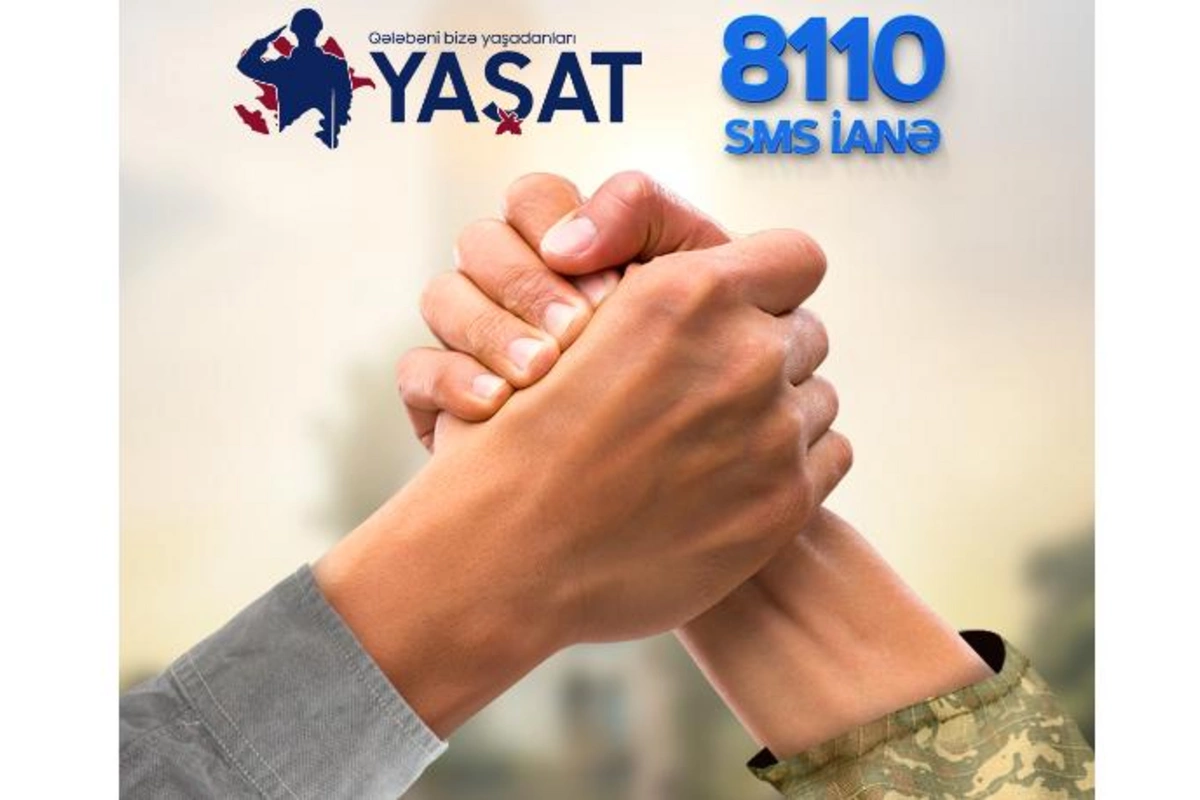 YAŞAT Fonduna 8110 SMS vasitəsilə ianə etmək imkanı yaradıldı