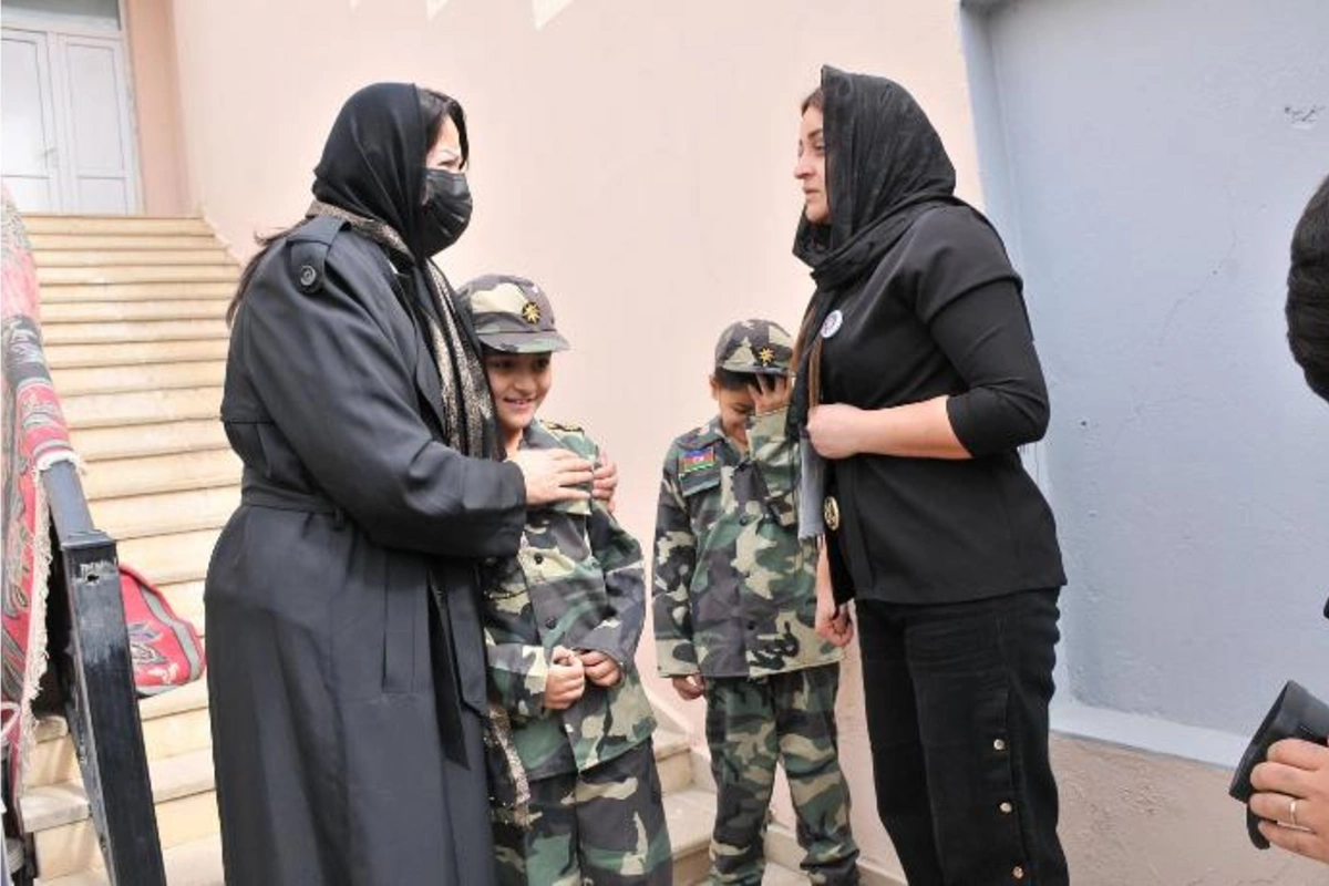 Abşeronda şəhid mayor Azər Mikayılovun il mərasimi keçirildi — FOTOLAR