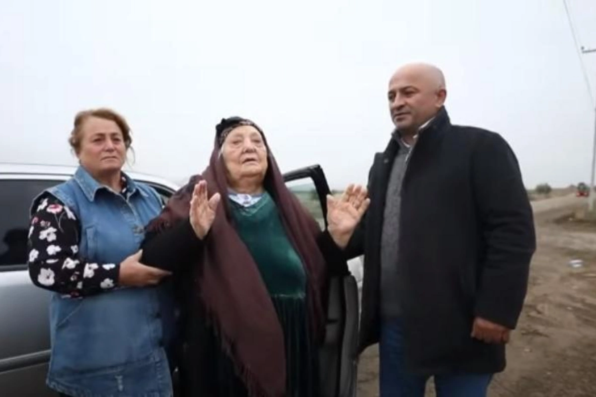 Müşgünaz nənə Cəbrayıldakı kəndinə 101 yaşında qayıtdı — VİDEO