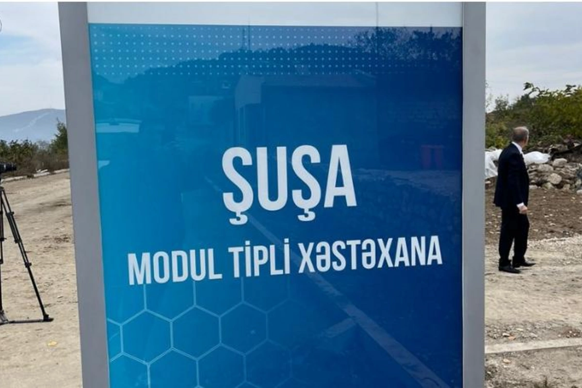 Şuşada ilk modul tipli xəstəxana açıldı — FOTOLAR