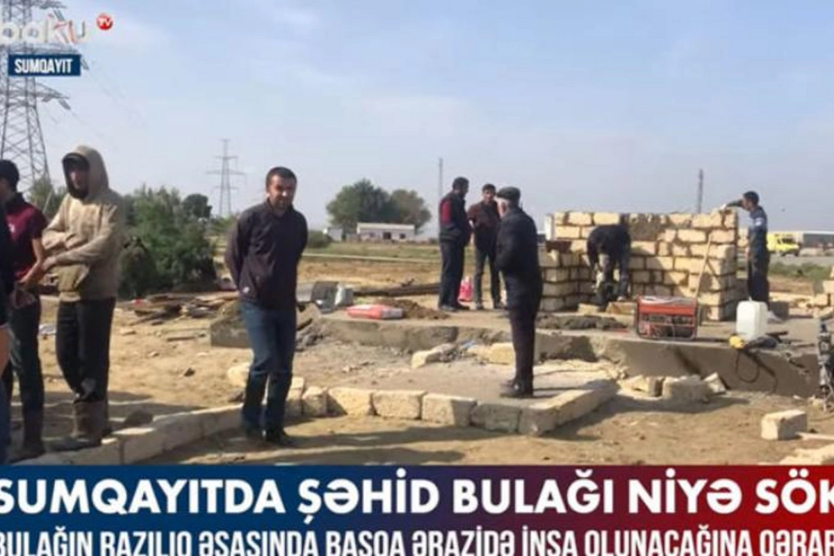 Sumqayıtda Şəhid bulağı niyə sökülüb?— VİDEO