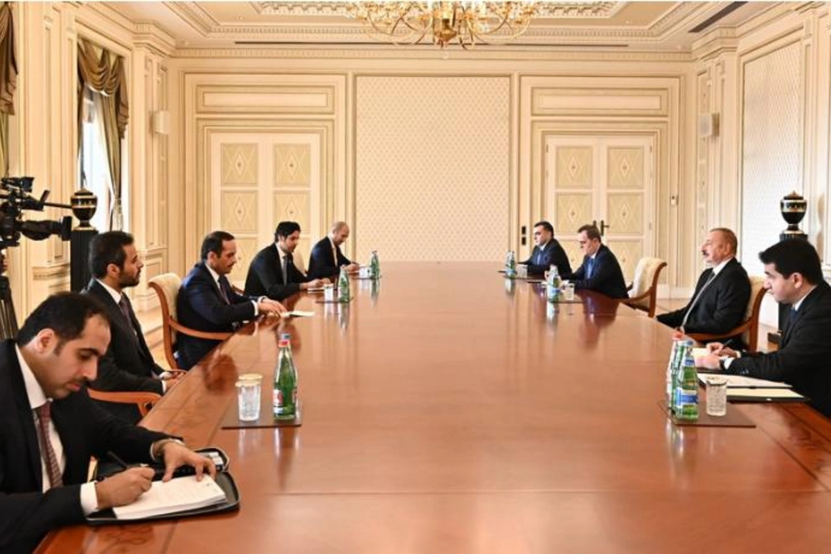 Prezident Qətərin Baş nazirinin müavinini qəbul etdi