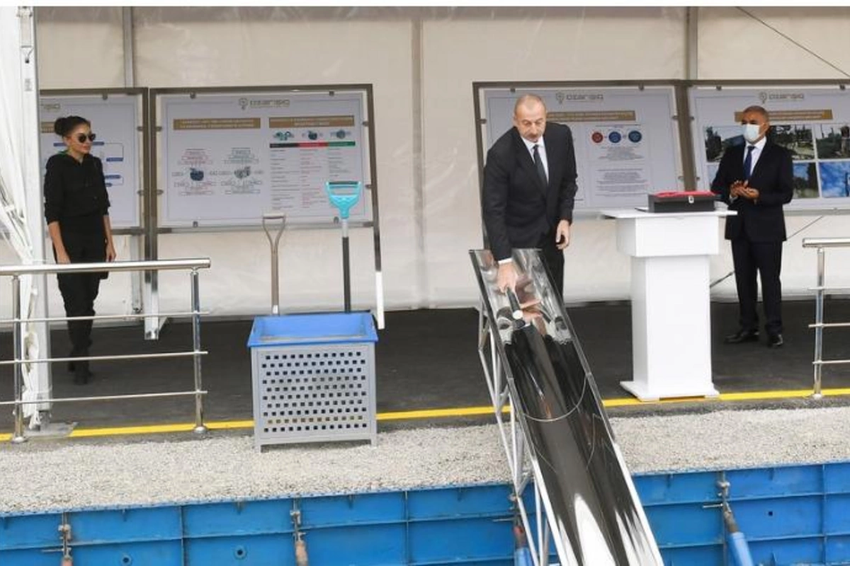 Füzulidə Rəqəmsal Yarımstansiya İdarəetmə Mərkəzinin təməli qoyuldu — FOTOLAR