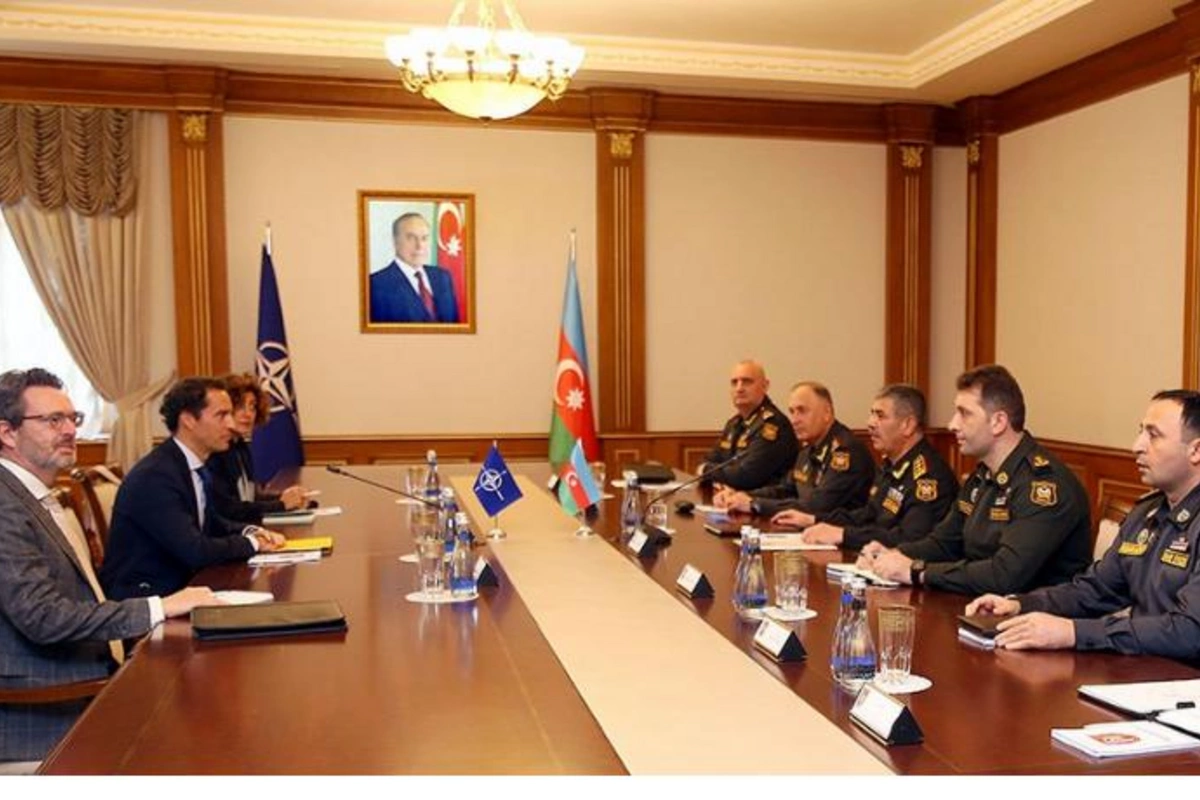 Zakir Həsənov NATO-nun xüsusi nümayəndəsi ilə görüşdü — FOTO