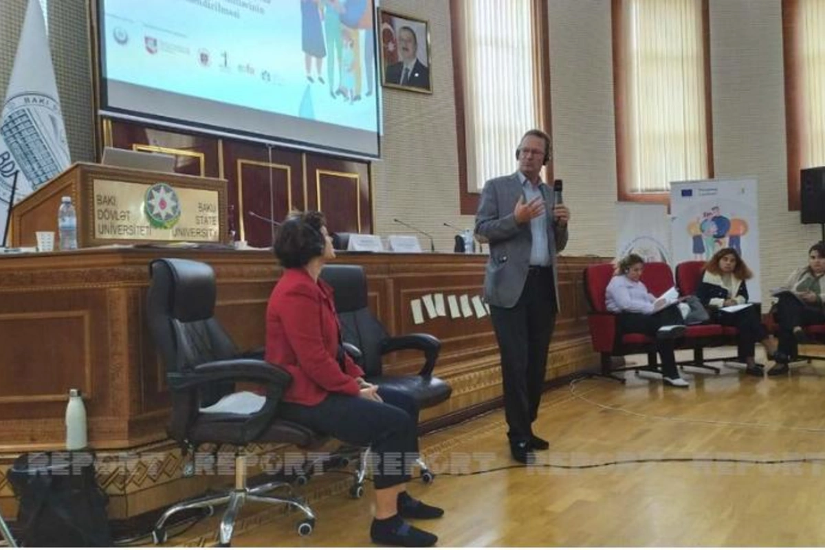 Məişət zorakılığı media müstəvisində mövzusunda təlim keçirildi — FOTOLAR